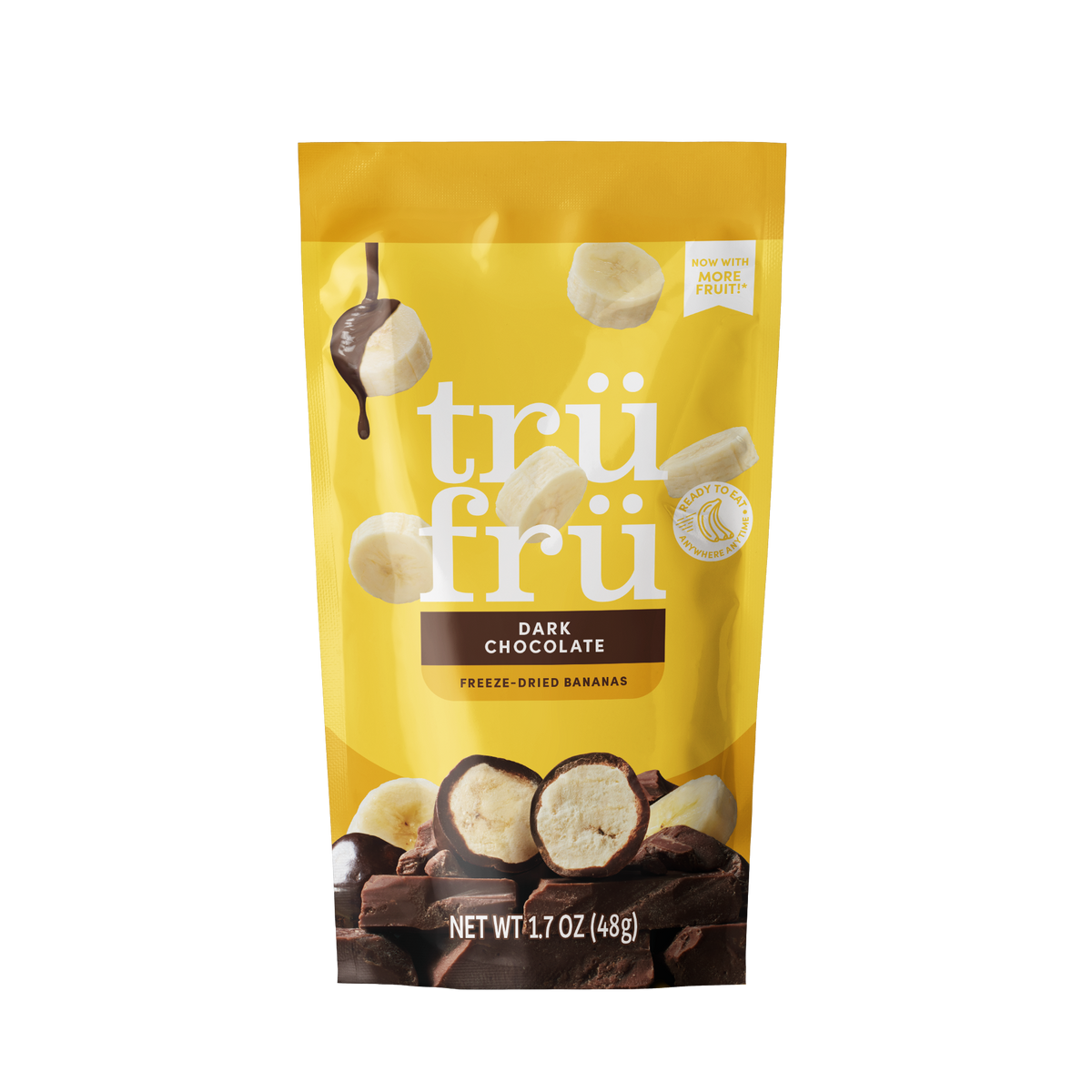 Freeze Dried Bananas in Dark Chocolate - 1.7oz CASE